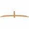 Ekena Millwork Bellingham Timber Gable Bracket, Western Red Cedar, 72"W x 21"H x 1 1/2"D x 3 1/2"F, 7/12 Pitch GBW072X21X0204BEL00SWR - alternate 4